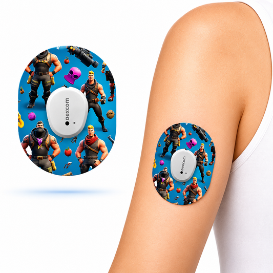 Dexcom G7 CGM-sensor overpatches – Fortnite Action Design
