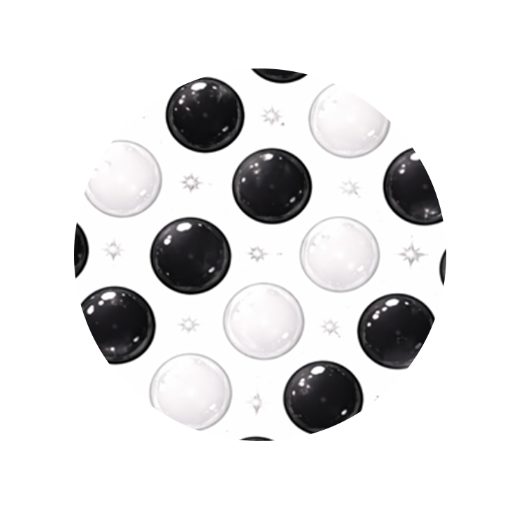 Freestyle Libre 3 Sensorplåster Midnight Bubbles – Vattentåliga overpatches med svartvitt bubbelmönster