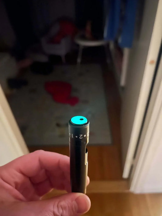 Accu-Chek stickermärke för nattmätning av blodsocker i mörker