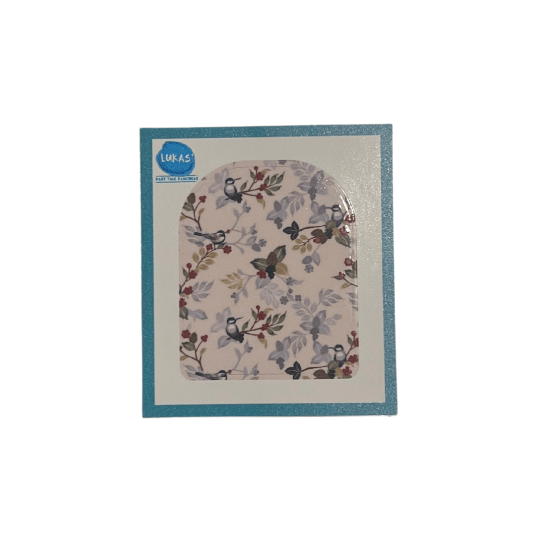 Färgglada omnipod klistermärken med blommönster för individuell stil.