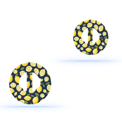 Lemon CGM-Sensor överpatchar för Medtronic Guardian 4 med citronmotiv, perfekt för diabetesvård.