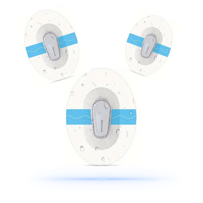 Dexcom G6 Transparent Overpatches sensorskydd.