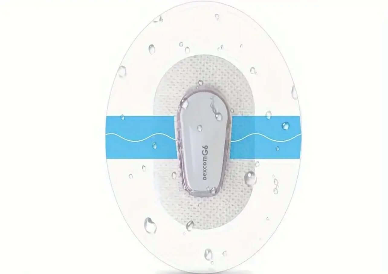 Dexcom G6 Transparent Overpatches sensorskydd.