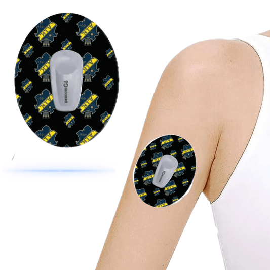 Dexcom G6 AIK fotboll Sport CGM-sensor overpatches.