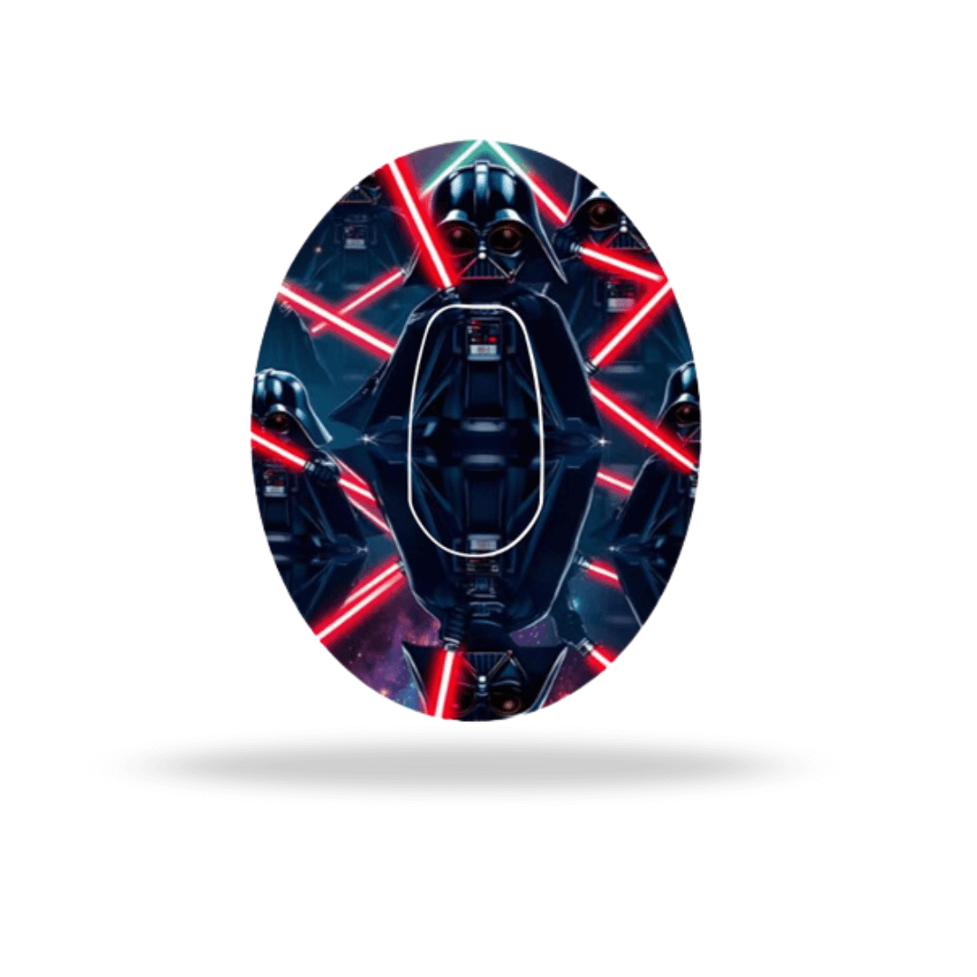 Darth Vader Star Wars Dexcom G6 Overpatch – inkl. Sensor Sticker.