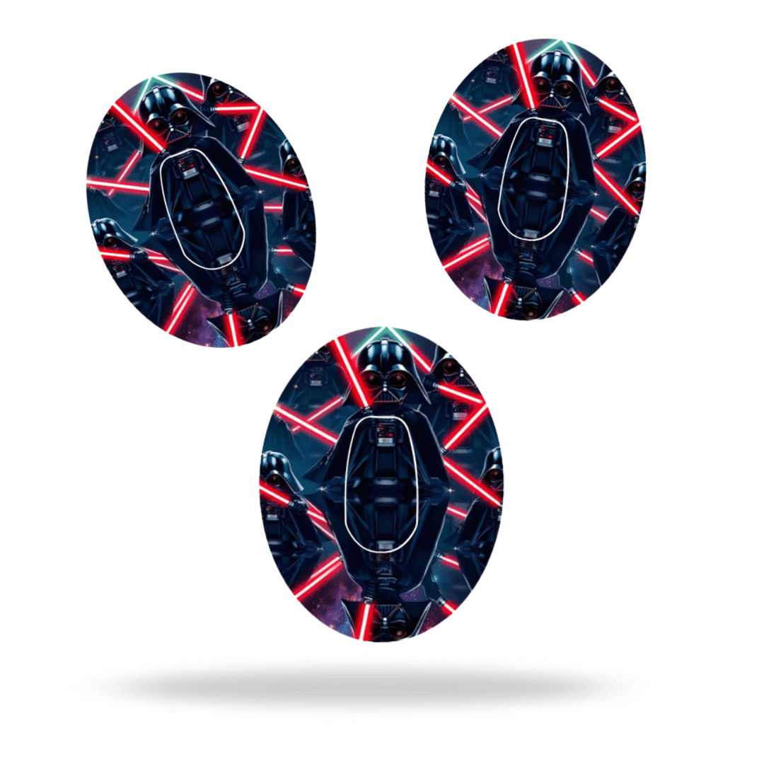 Darth Vader Star Wars Dexcom G6 Overpatch – inkl. Sensor Sticker.