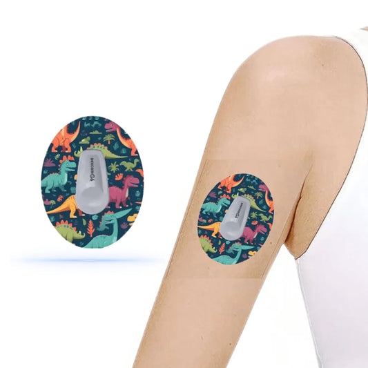 Dexcom G6 Dinosaur CGM-sensor Overpatches.