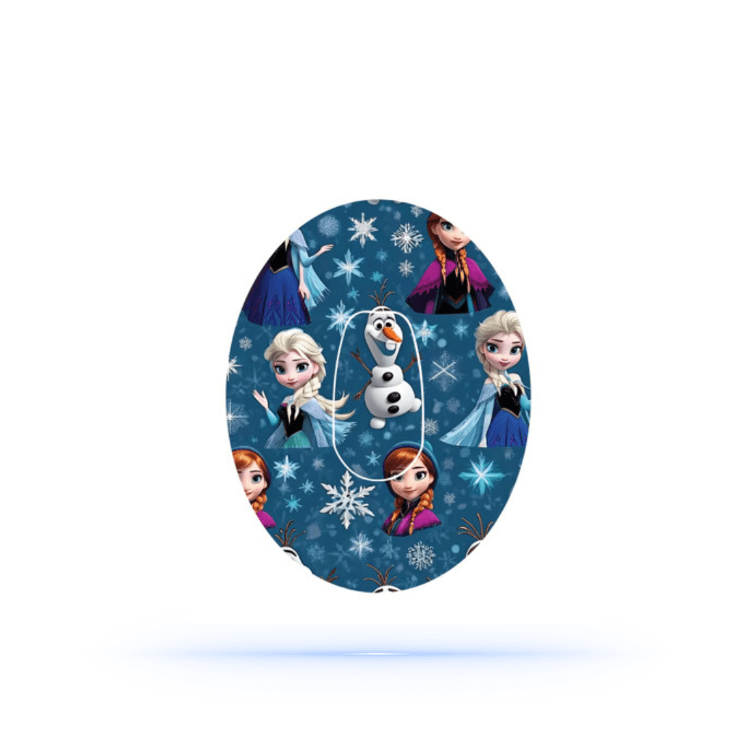 Frozen CGM-Sensor Overpatch för Dexcom G6 – inkl. Sensor Sticker.