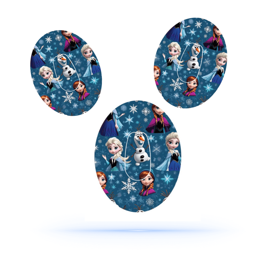 Frozen CGM-Sensor Overpatch för Dexcom G6 – inkl. Sensor Sticker.