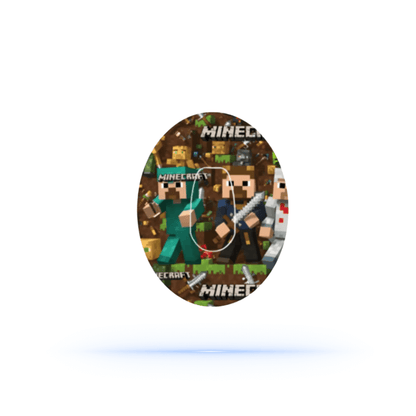 Minecraft CGM-Sensor Overpatch för Dexcom G6 – inkl. Sensor Sticker.