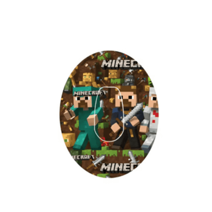 Minecraft CGM-Sensor Overpatch för Dexcom G6 – inkl. Sensor Sticker.