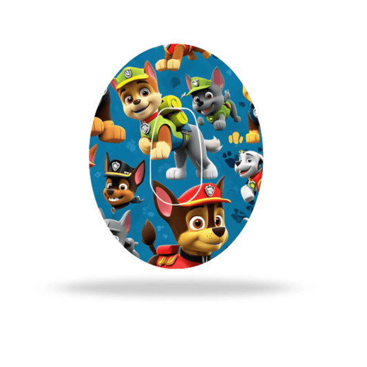 Paw patrol CGM-Sensor Overpatch för Dexcom G6 – inkl. Sensor Sticker.