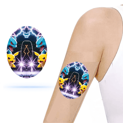 Pokémon CGM-Sensor overpatch Dexcom G6– inkl. Sensor Sticker.