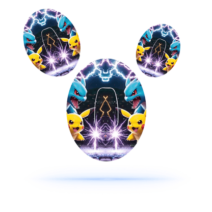 Pokémon CGM-Sensor overpatch Dexcom G6– inkl. Sensor Sticker.