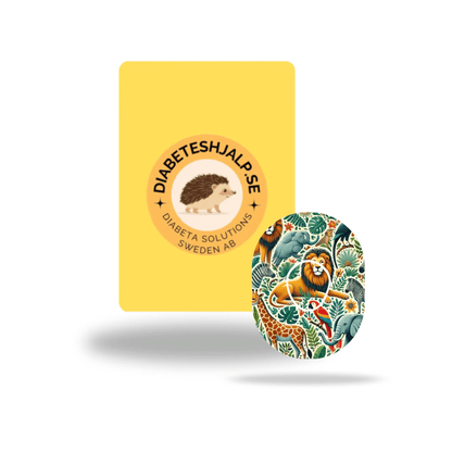 Animal Kingdom CGM-patchar för Dexcom G7 inkl. Sensor Sticker.