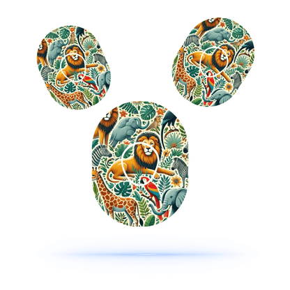 Animal Kingdom CGM-patchar för Dexcom G7 inkl. Sensor Sticker.