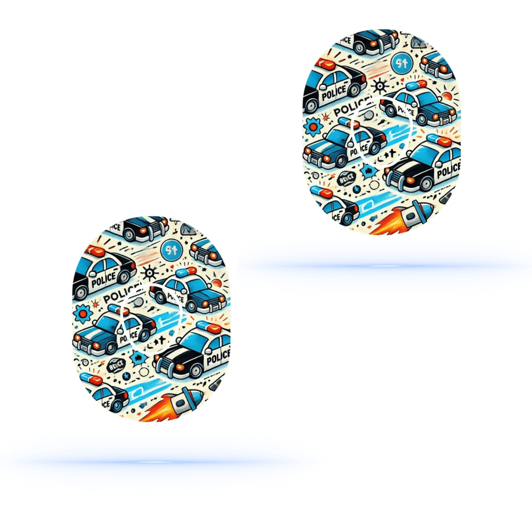 Polisbil Dexcom G7 CGM-sensor overpatches. ink sensor sticker.