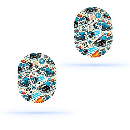 Polisbil Dexcom G7 CGM-sensor overpatches. ink sensor sticker.