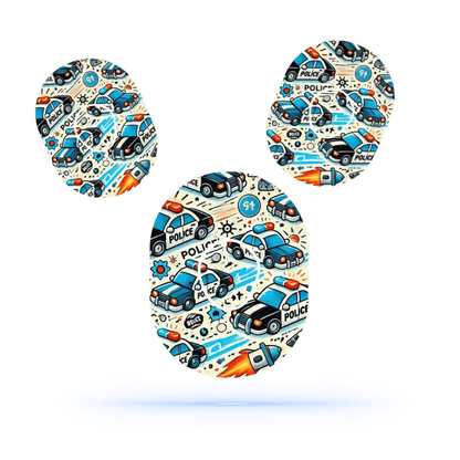 Polisbil Dexcom G7 CGM-sensor overpatches. ink sensor sticker.