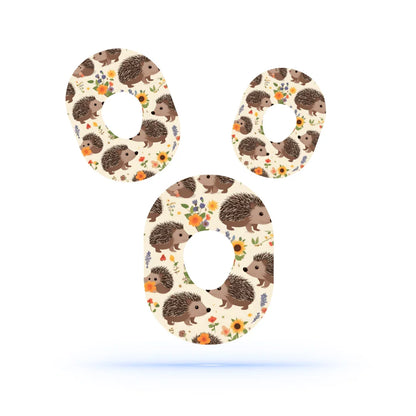 Dexcom G7 Igelkottar sticket CGM-sensor overpatches.