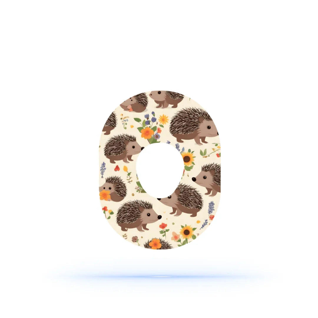 Dexcom G7 Igelkottar sticket CGM-sensor overpatches.