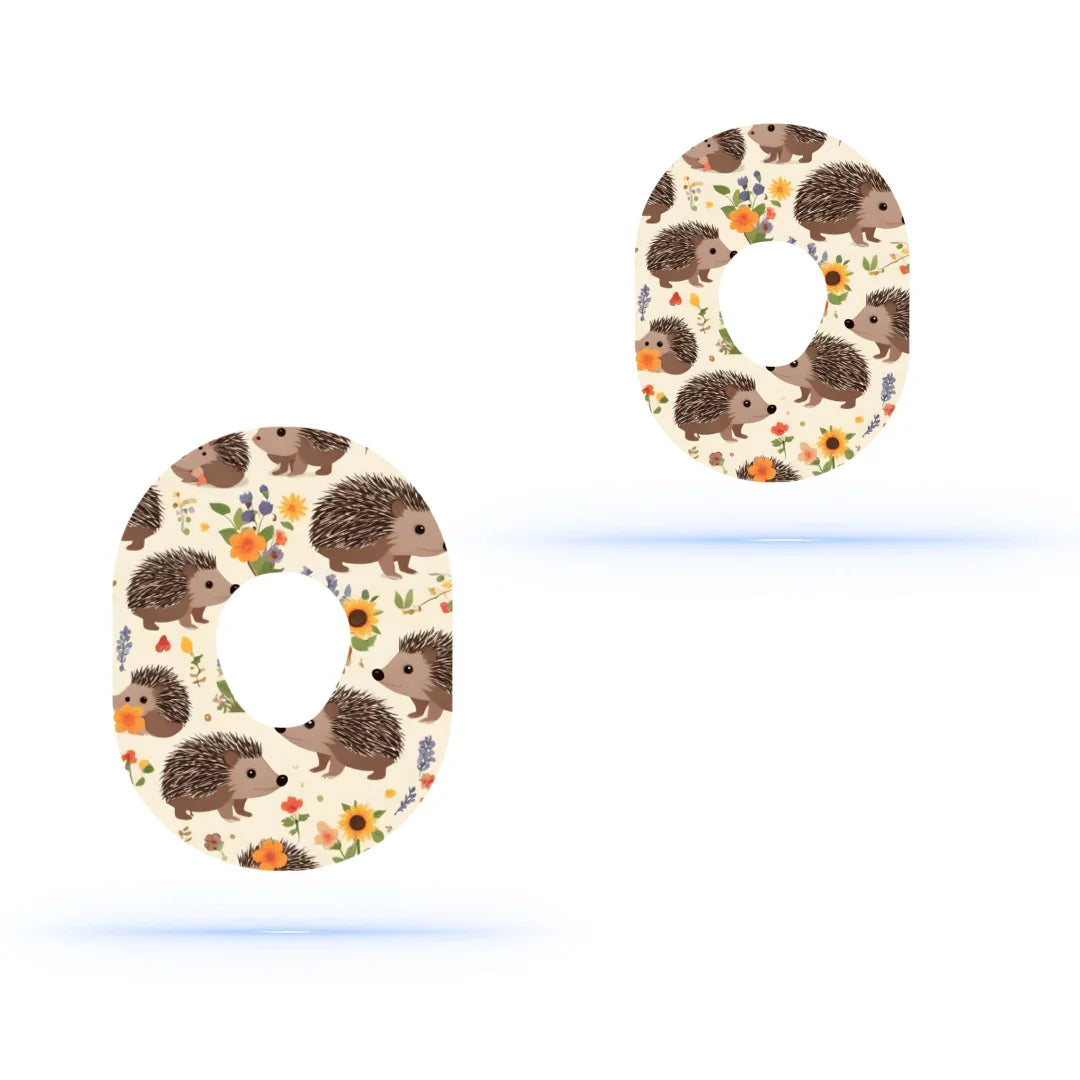 Dexcom G7 Igelkottar sticket CGM-sensor overpatches.