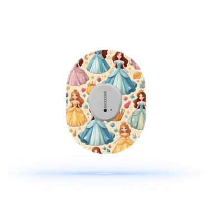 Dexcom G7 Princess MixPack CGM Sensor overpatches (4-pack).