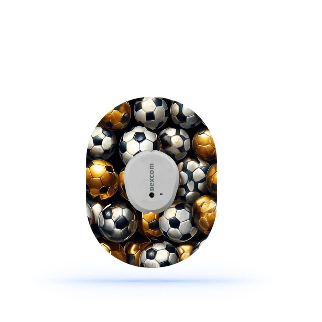 Fotboll CGM-sensor overpatches För Dexcom one+ för en riktig målskytt.