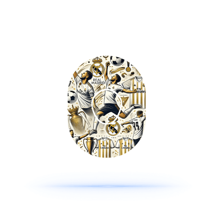 Real Madrid CGM Overpatches För Dexcom one+ inkl. sensor Sticker.