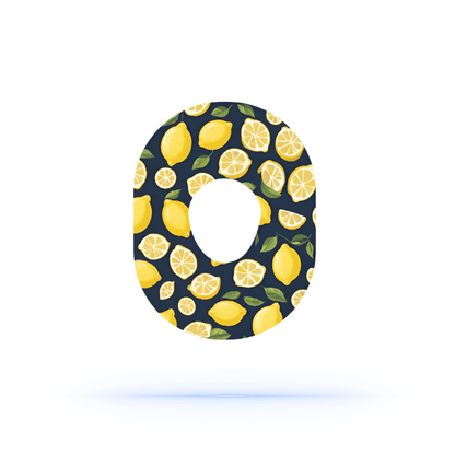 Dexcom One+ Lemon's tree CGM-sensor overpatches.