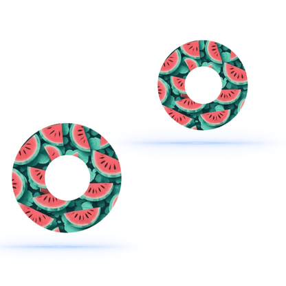 Freestyle Libre 1 & 2 Watermelon CGM-sensor overpatches.