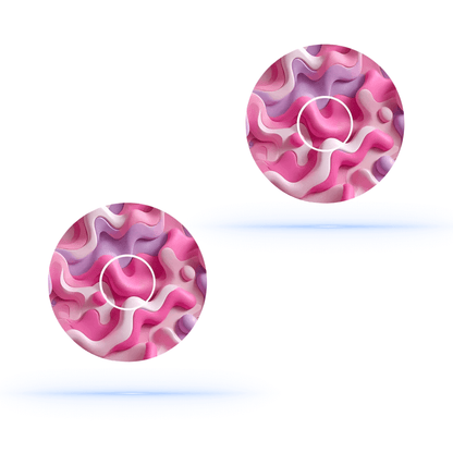 Camouflage Army Pink CGM Sensor Patch för Freestyle Libre 3 inkl. Sensor Sticker.