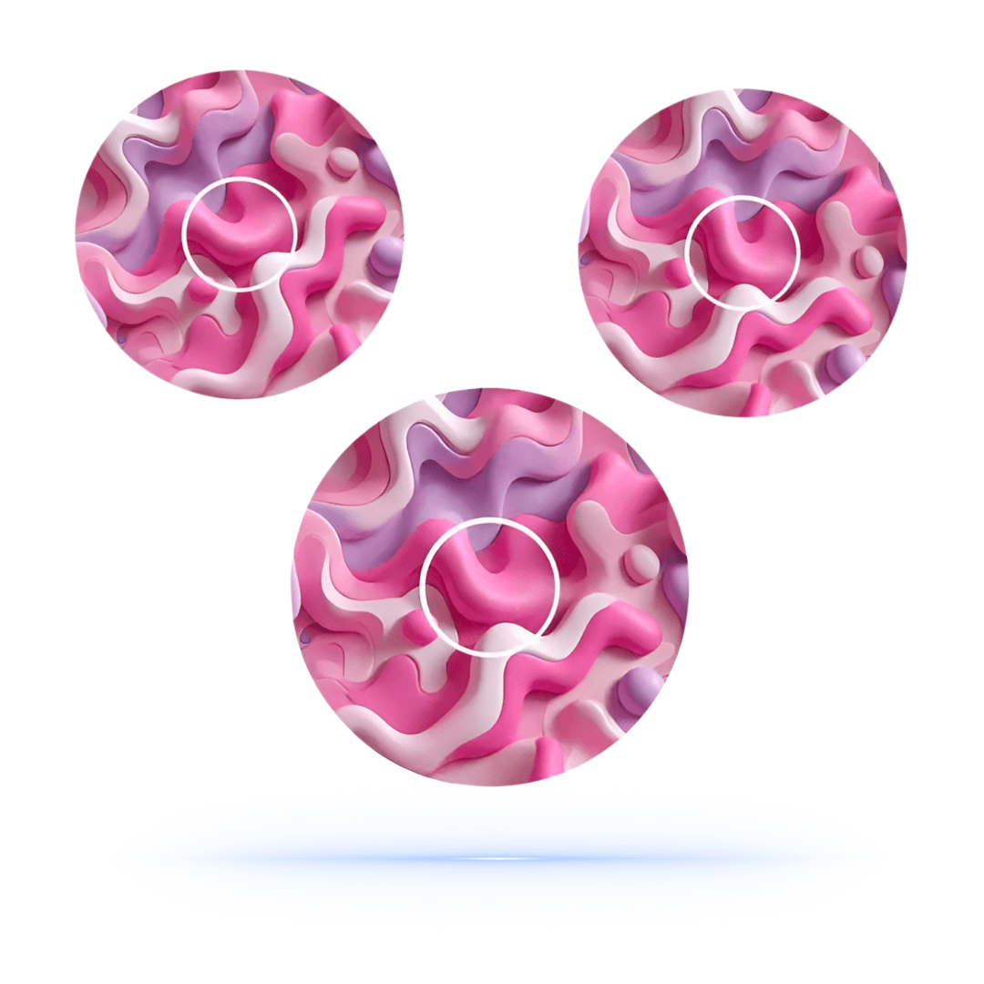 Camouflage Army Pink CGM Sensor Patch för Freestyle Libre 3 inkl. Sensor Sticker.