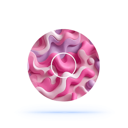 Camouflage Army Pink CGM Sensor Patch för Freestyle Libre 3 inkl. Sensor Sticker.