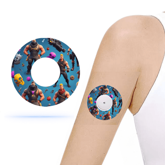 Diabeteshjalp Sensor plåster Fortnite CGM-sensor overpatches För Freestyle Libre 3