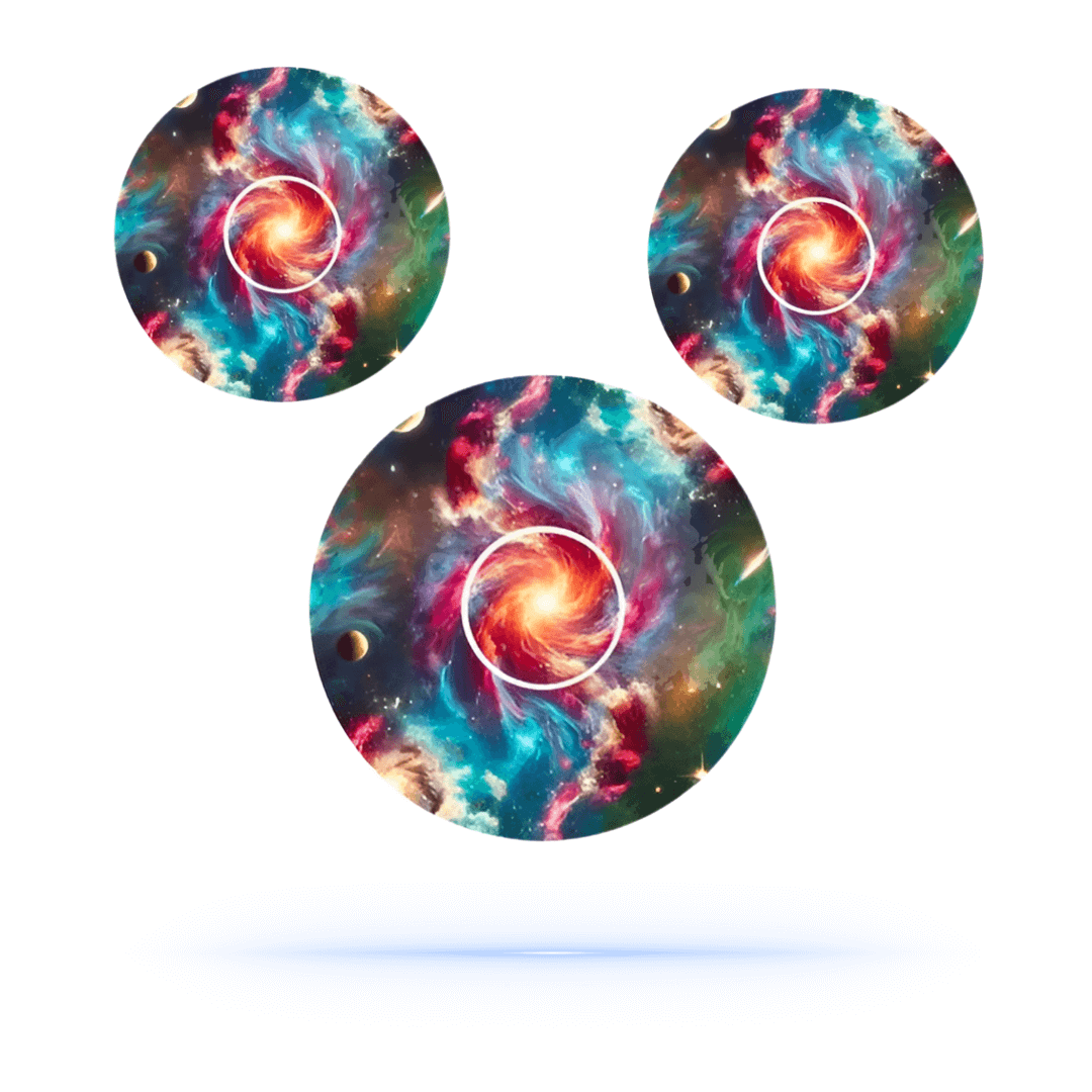 Freestyle Libre 3 Galaxy Overpatch inkl. Sensor Sticker.