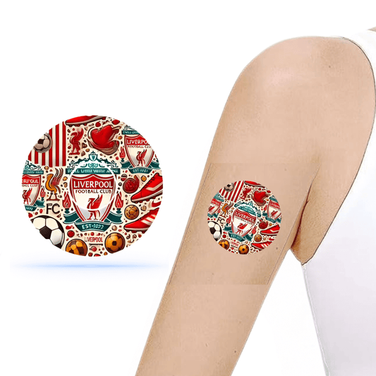 Liverpool fc CGM overpatches för Freestyle Libre 3 Ink Sensor Sticker.
