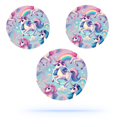 Unicorn Ponny CGM Patch för Freestyle Libre 3 inkl. Sensor Sticker.