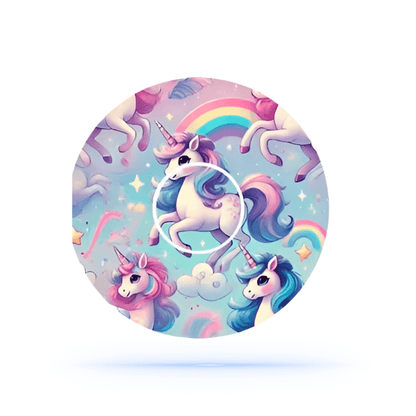 Unicorn Ponny CGM Patch för Freestyle Libre 3 inkl. Sensor Sticker.