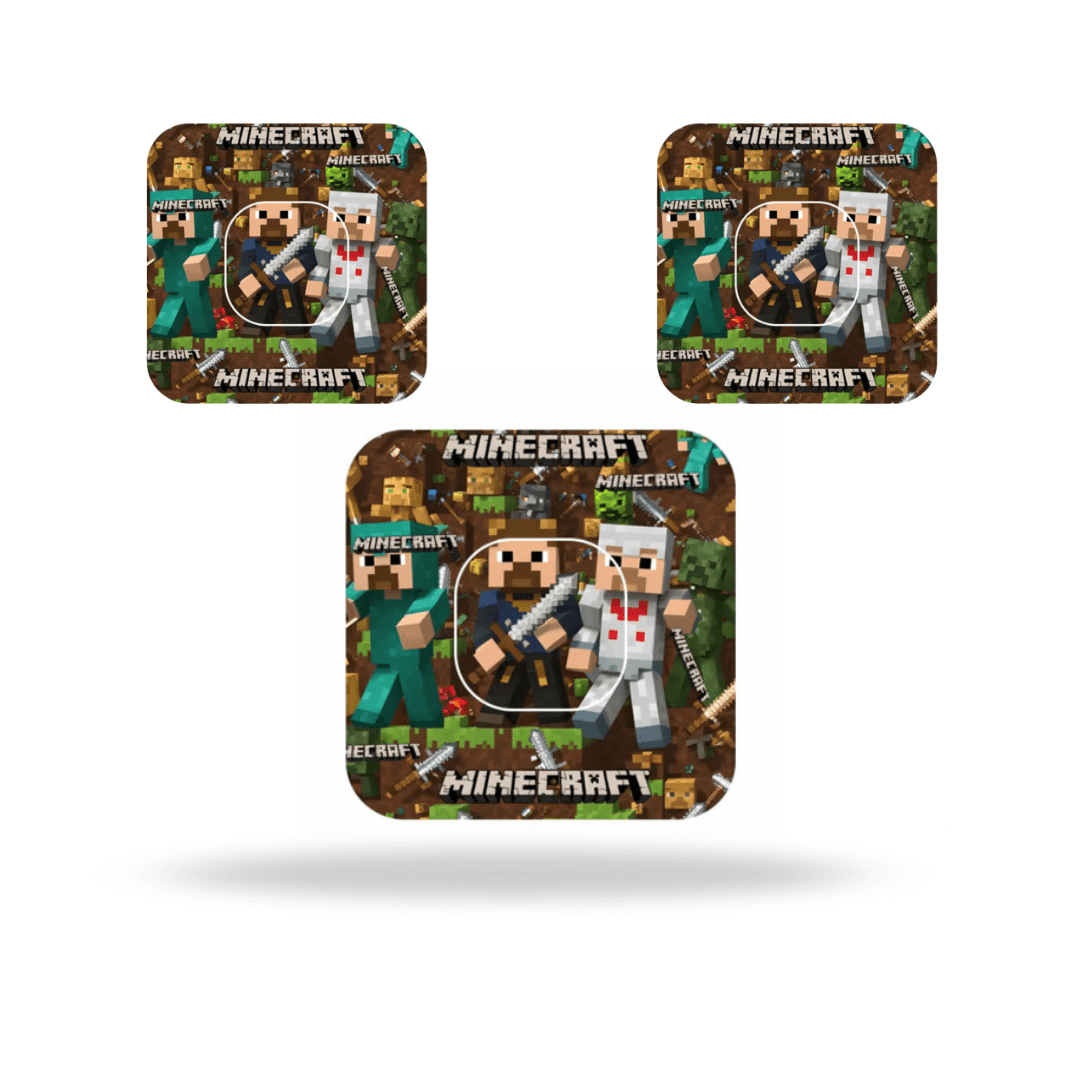Minecraft CGM overpatch för Simplera Sync – inkl. Sensor Sticker.