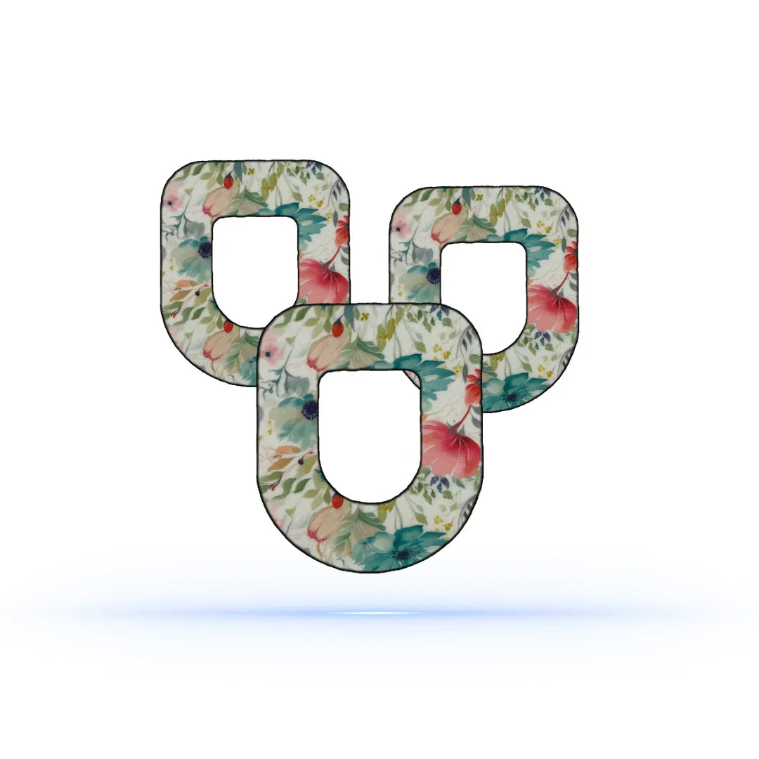 Omnipod Whiteflower Patch för stil och komfort.