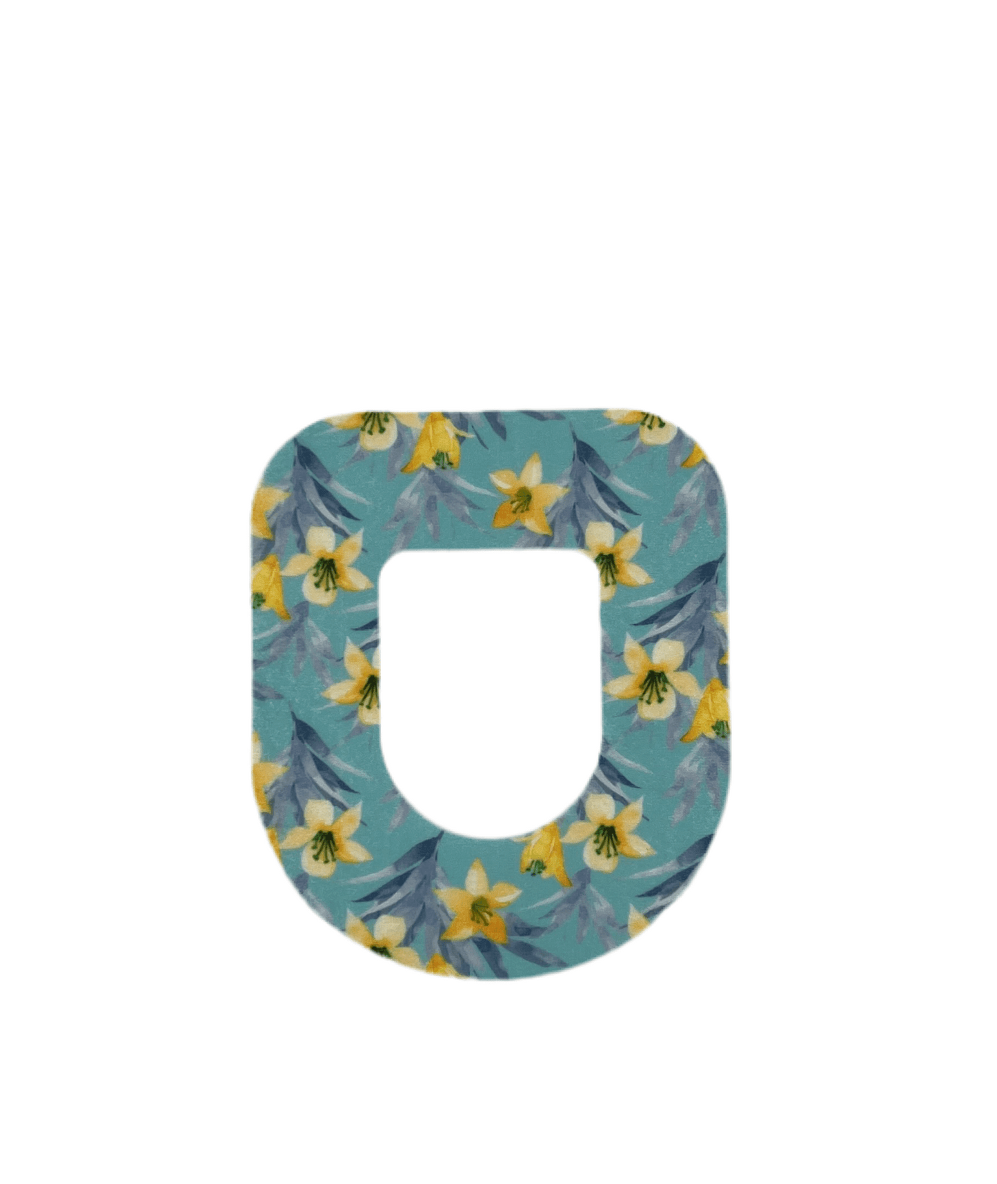 Omnipod Yellow Flower Overpatches.