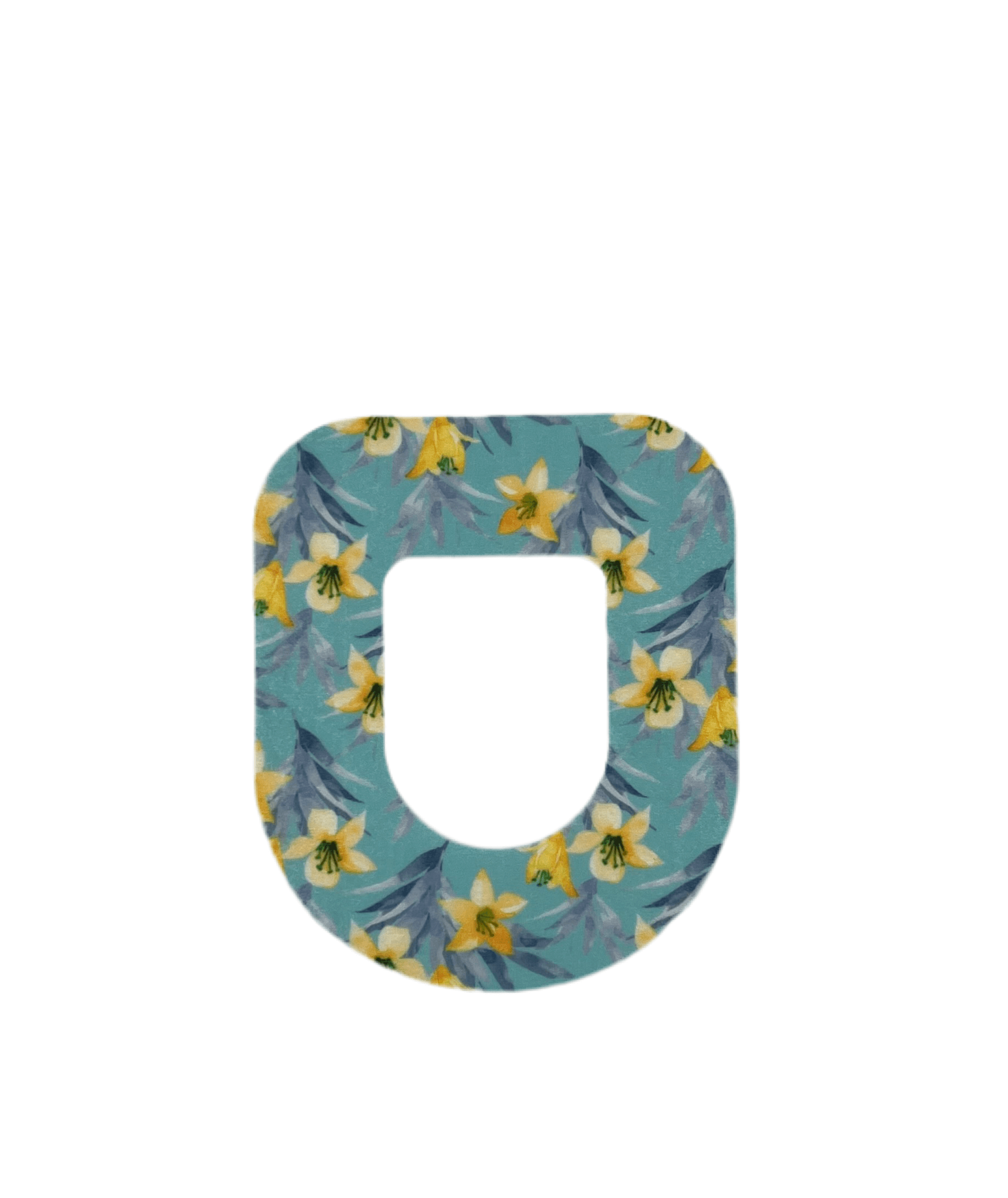 Omnipod Yellow Flower Overpatches.