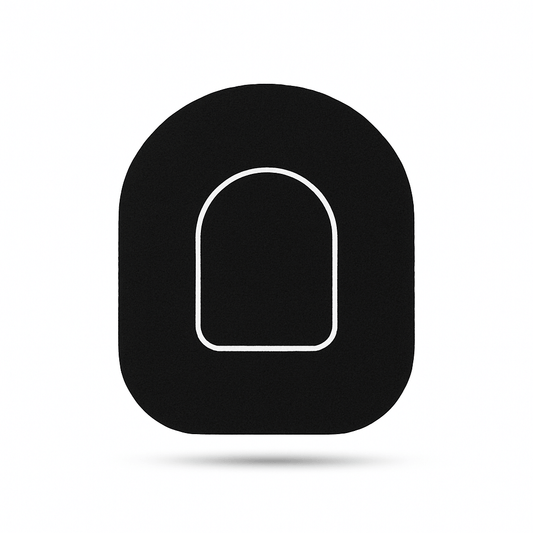 Black Overpatches för Omnipod 5 & Dash – inkl. pumpsticker.