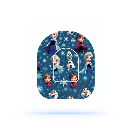 Frozen Overpatches för Omnipod 5 & Dash – inkl. Pumpsticker.