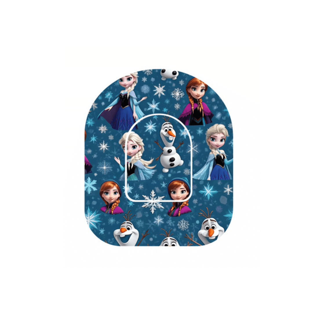 Frozen Overpatches för Omnipod 5 & Dash – inkl. Pumpsticker.