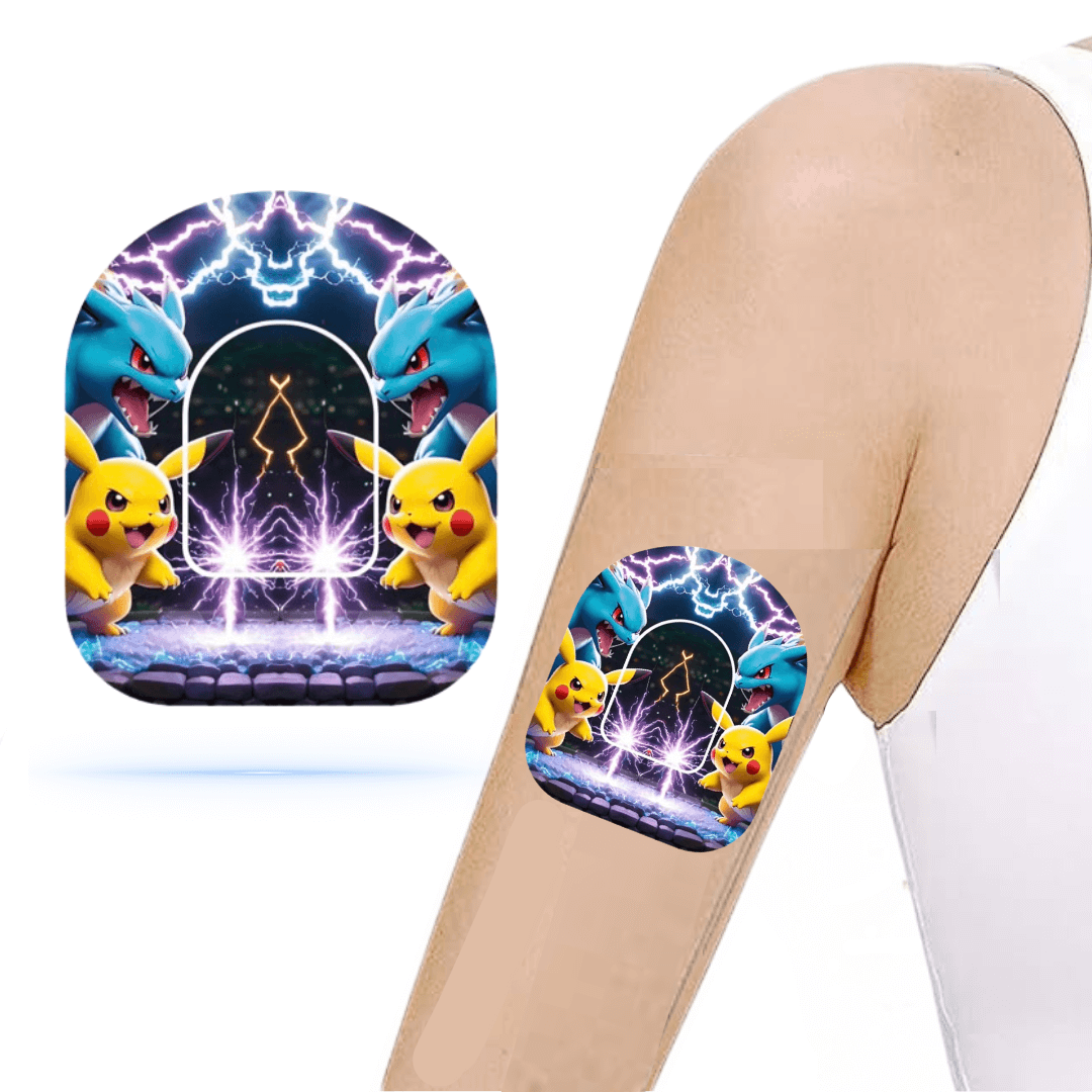 Pokémon Omnipod Overpatches – inkl. Pumpsticker.