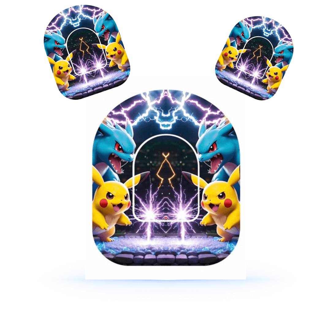 Pokémon Omnipod Overpatches – inkl. Pumpsticker.
