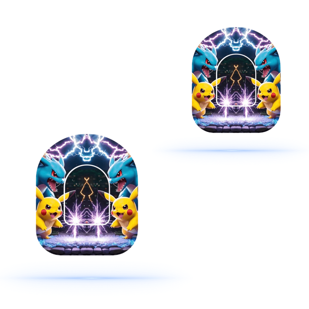 Pokémon Omnipod Overpatches – inkl. Pumpsticker.