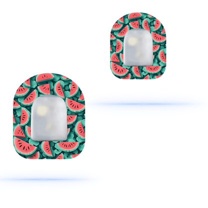Omnipod Watermelon Universal pump overpatches.